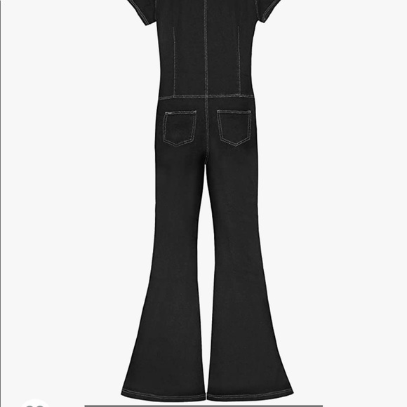 Jumpsuit jean romper one piece crystal pant outfit - Picture 4 of 6